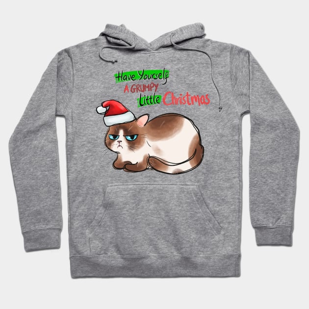 Grumpy Litte Christmas Hoodie by frondorfelda